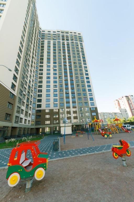 Видовая На 25 Этаже Kiev Exterior foto